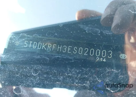 2014 Toyota Highlander Limited V6 from USA, damaged, VIN 5TDDKRFH3ES020003